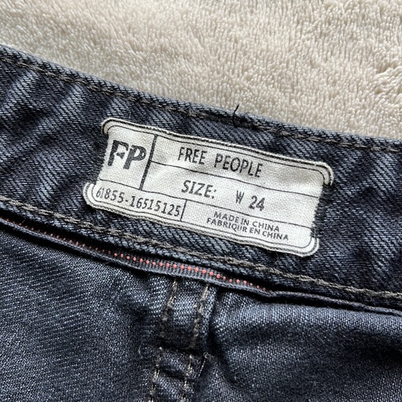 Free People Uptown Black Denim Shorts - Picture 7 of 12